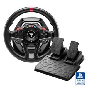 Thrustmaster T128 Force Feedback Racing Wheel and Magnetic Pedals for PS5, PS4, PC